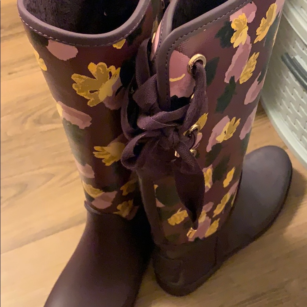 Coach rain boots